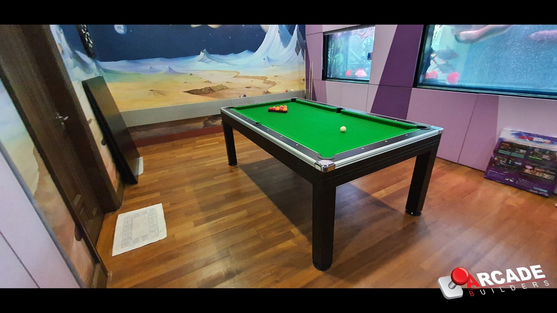 7ft Iron Ox Multipurpose British Billiard Pool Table